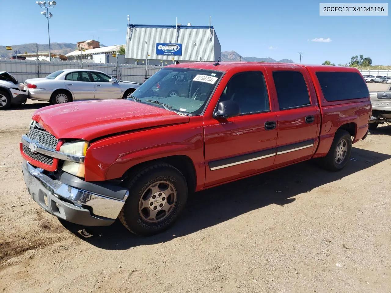 2004 Chevrolet Silverado C1500 VIN: 2GCEC13TX41345166 Lot: 72198764