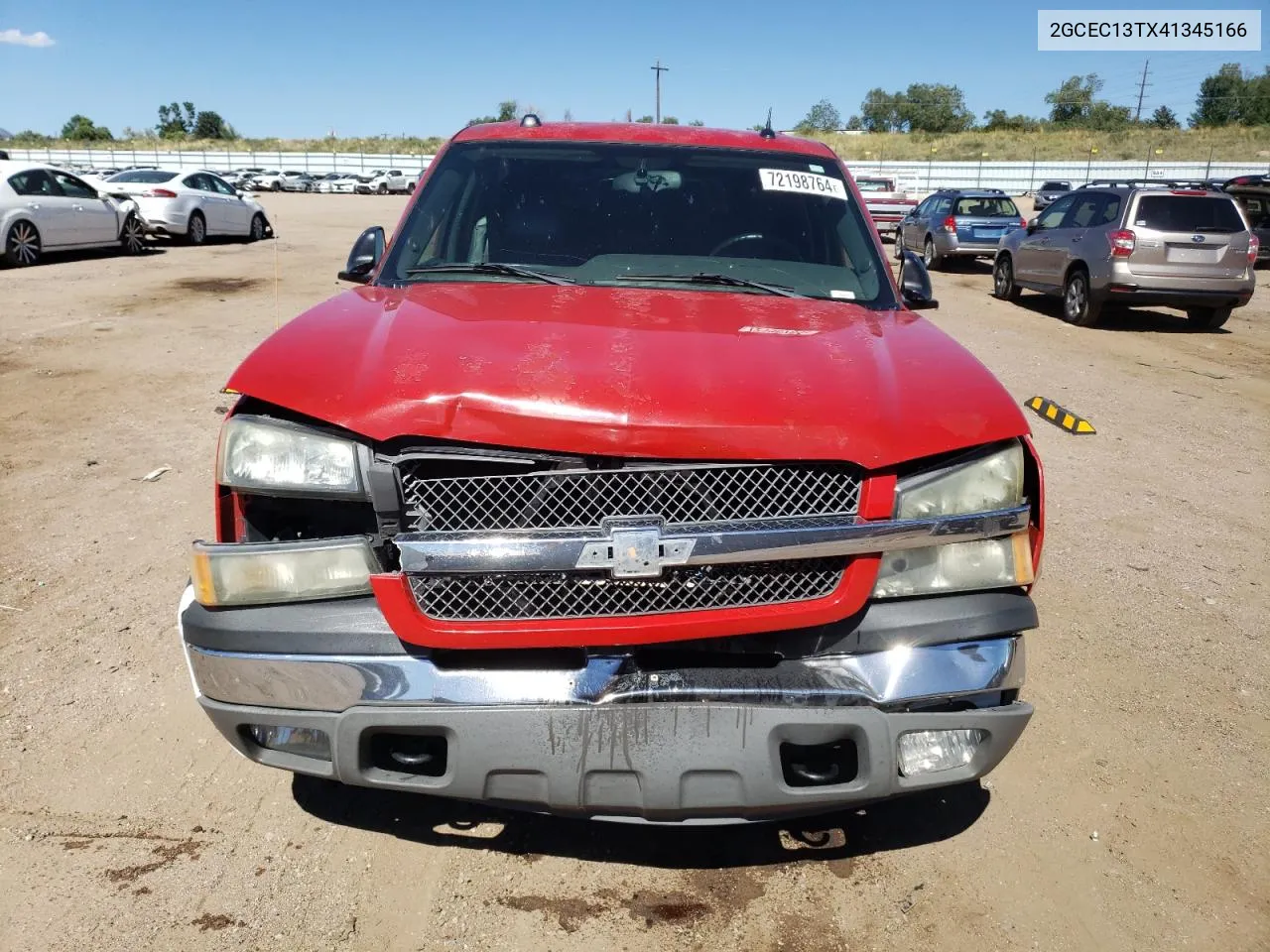 2004 Chevrolet Silverado C1500 VIN: 2GCEC13TX41345166 Lot: 72198764