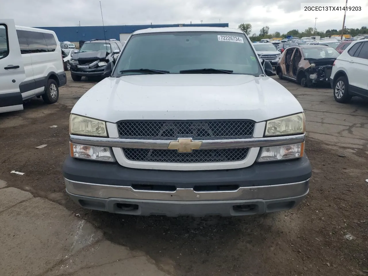 2004 Chevrolet Silverado C1500 VIN: 2GCEC13TX41419203 Lot: 72226734