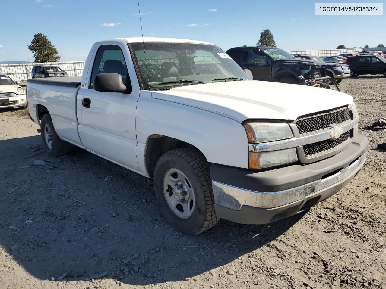 2004 Chevrolet Silverado C1500 VIN: 1GCEC14V54Z353344 Lot: 72597554