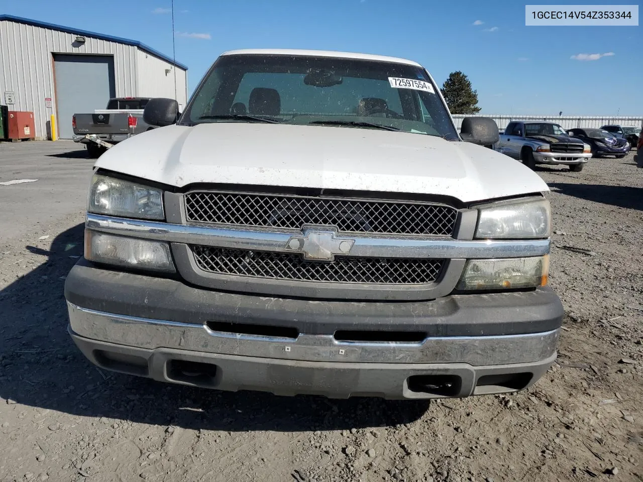 2004 Chevrolet Silverado C1500 VIN: 1GCEC14V54Z353344 Lot: 72597554