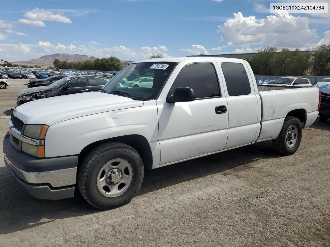 2004 Chevrolet Silverado C1500 VIN: 1GCEC19X24Z104784 Lot: 72620784