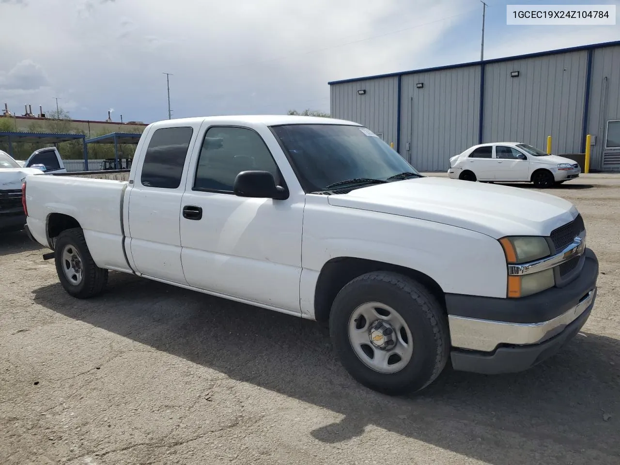 2004 Chevrolet Silverado C1500 VIN: 1GCEC19X24Z104784 Lot: 72620784