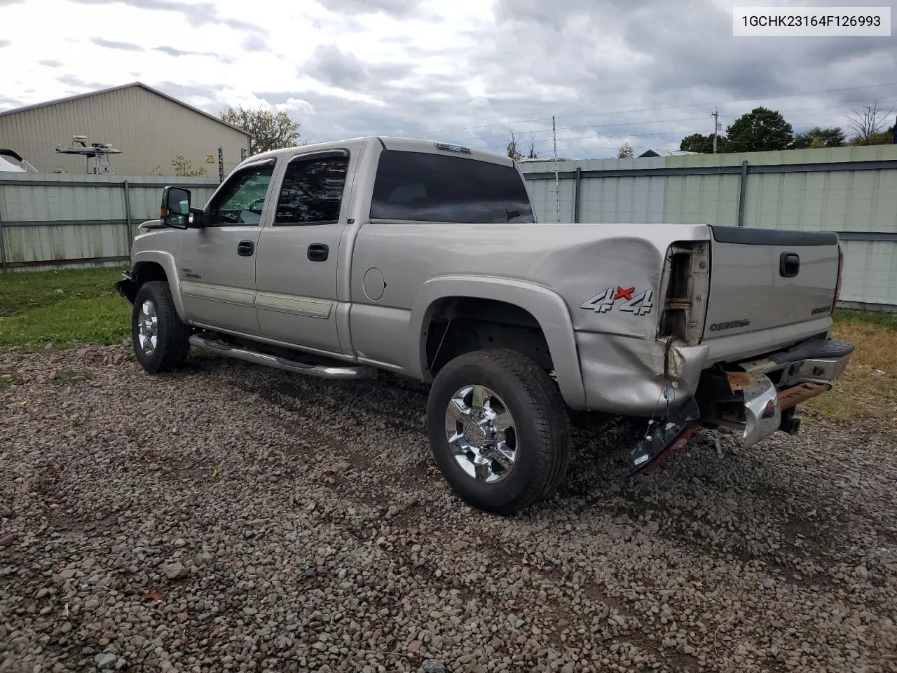 2004 Chevrolet Silverado K2500 Heavy Duty VIN: 1GCHK23164F126993 Lot: 72859754