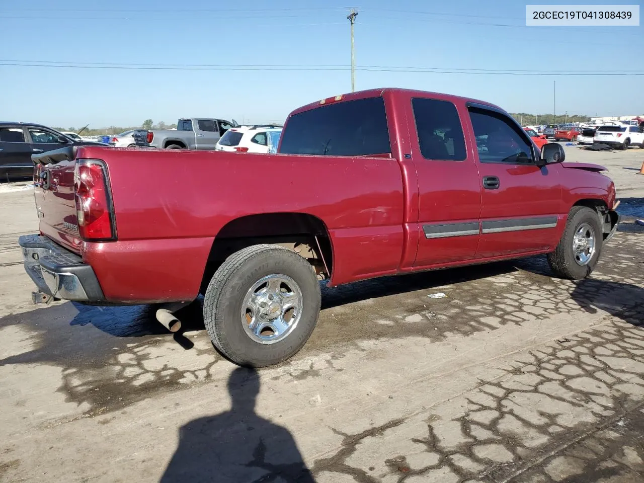 2004 Chevrolet Silverado C1500 VIN: 2GCEC19T041308439 Lot: 72958334