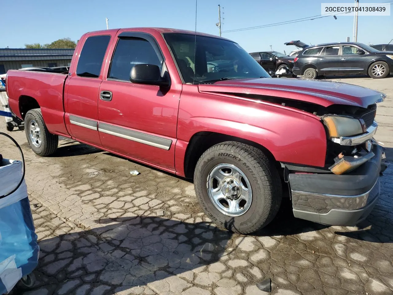 2004 Chevrolet Silverado C1500 VIN: 2GCEC19T041308439 Lot: 72958334