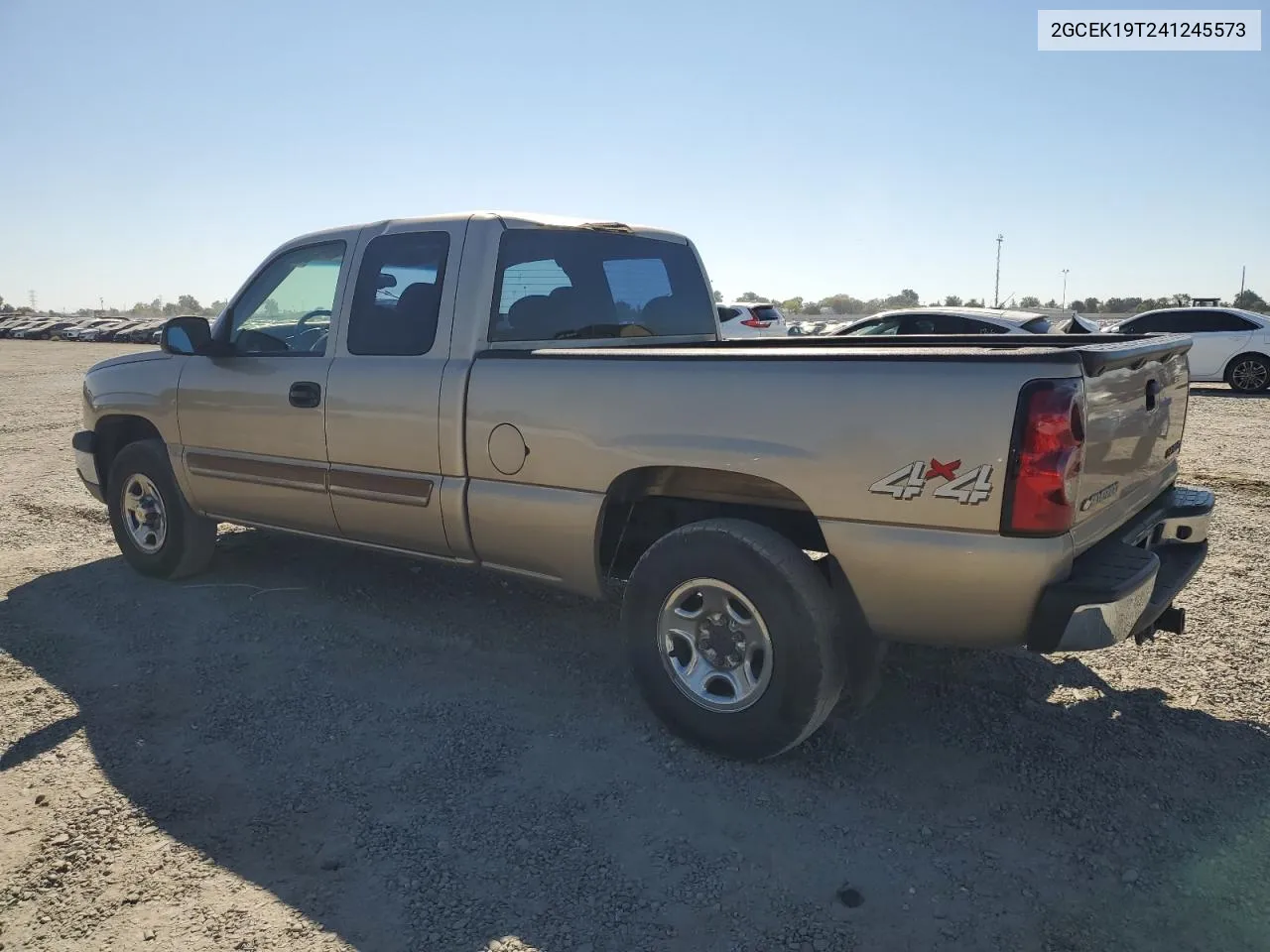 2004 Chevrolet Silverado K1500 VIN: 2GCEK19T241245573 Lot: 72994654