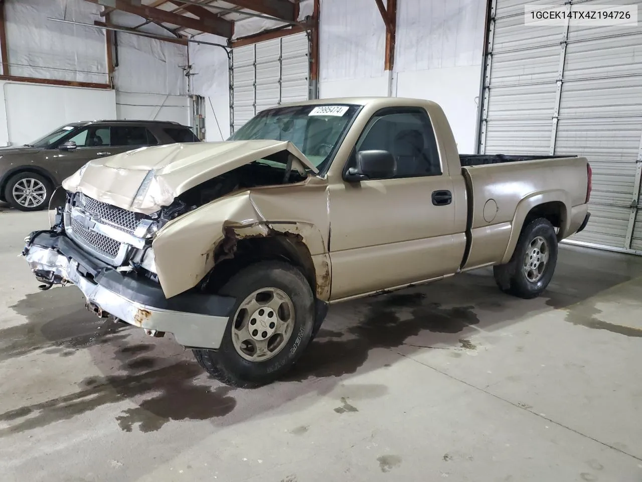 2004 Chevrolet Silverado K1500 VIN: 1GCEK14TX4Z194726 Lot: 72995474