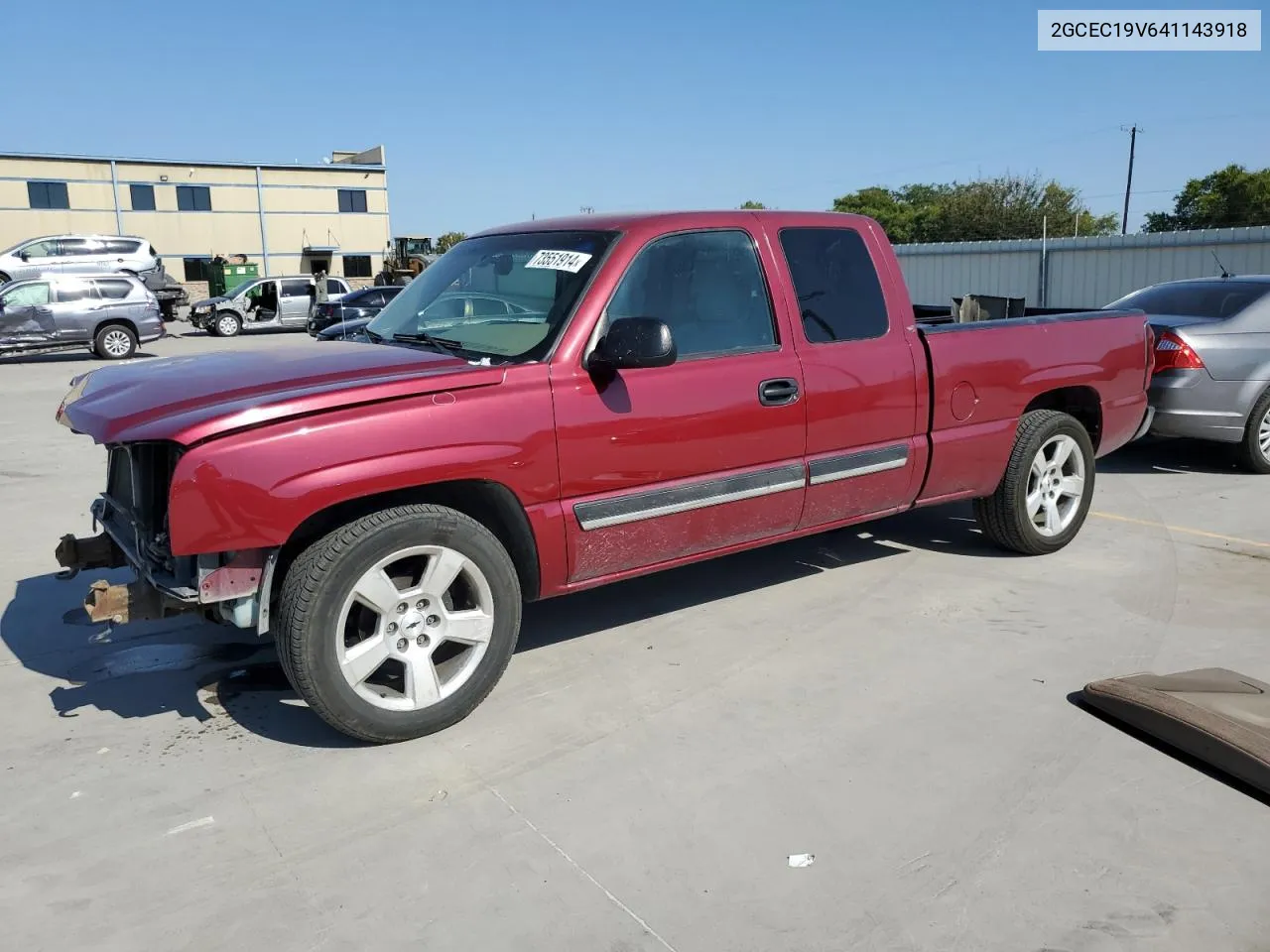 2004 Chevrolet Silverado C1500 VIN: 2GCEC19V641143918 Lot: 73551914