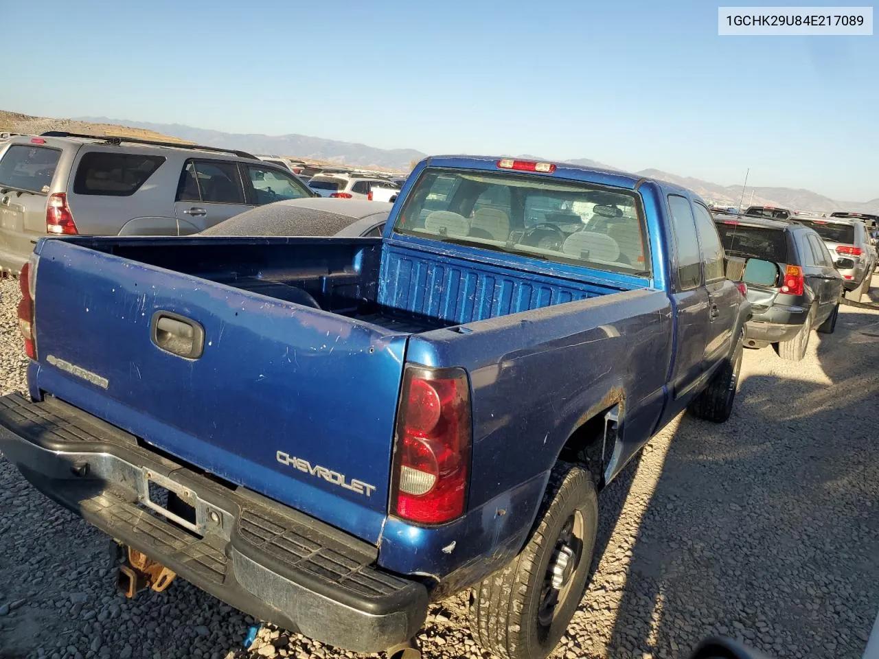 2004 Chevrolet Silverado K2500 Heavy Duty VIN: 1GCHK29U84E217089 Lot: 74136634