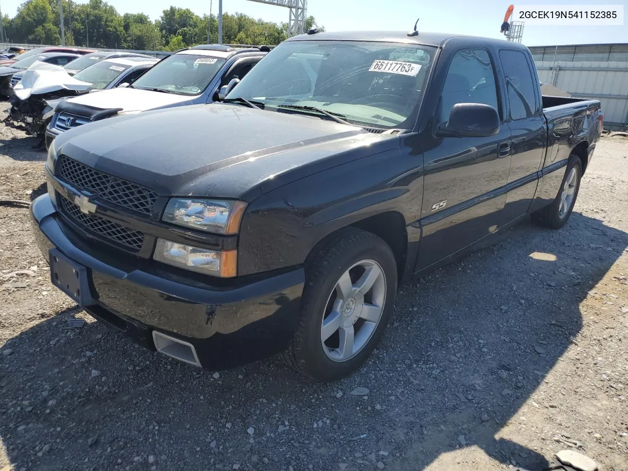 2004 Chevrolet Silverado K1500 VIN: 2GCEK19N541152385 Lot: 74203254