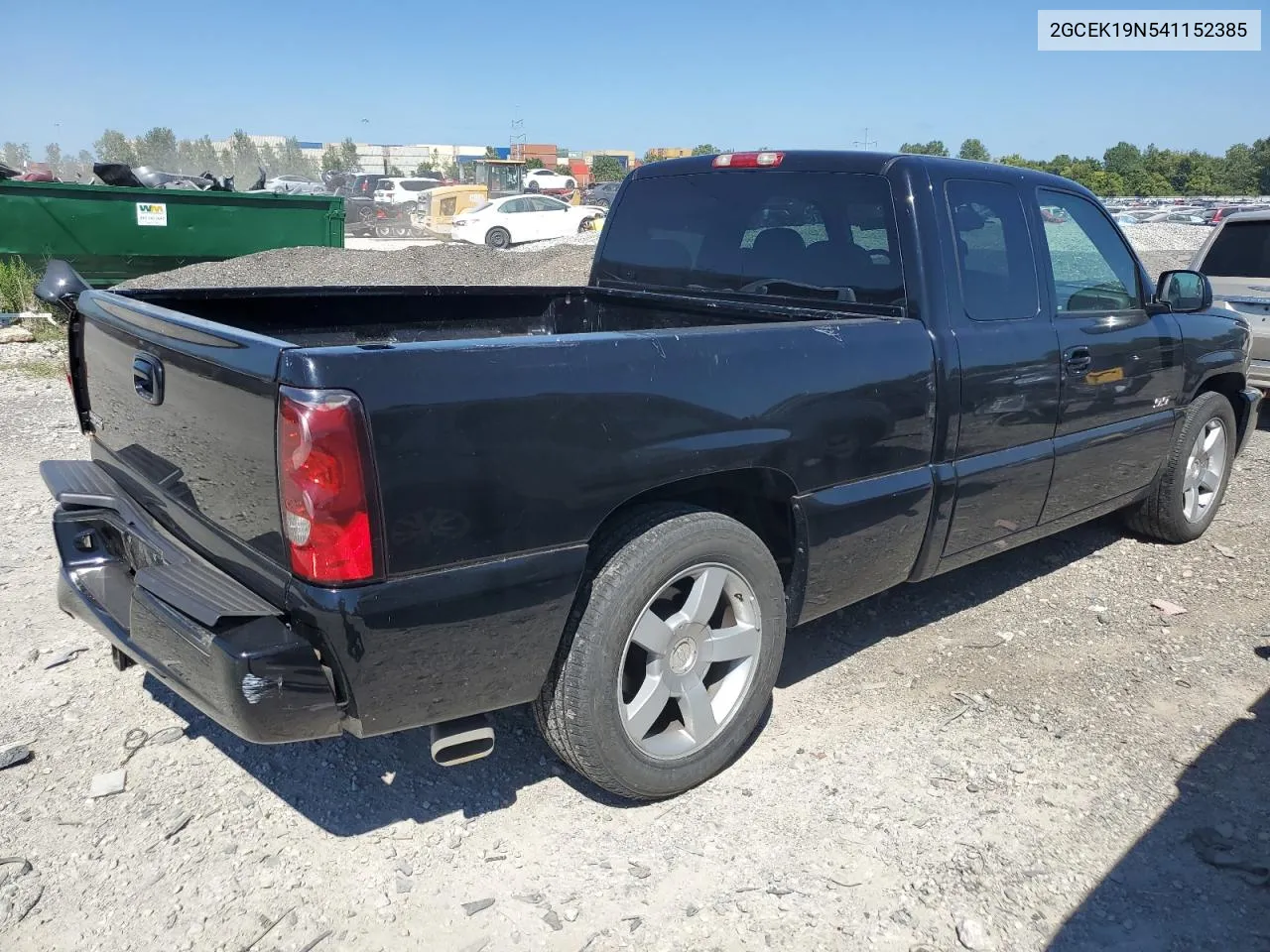 2004 Chevrolet Silverado K1500 VIN: 2GCEK19N541152385 Lot: 74203254