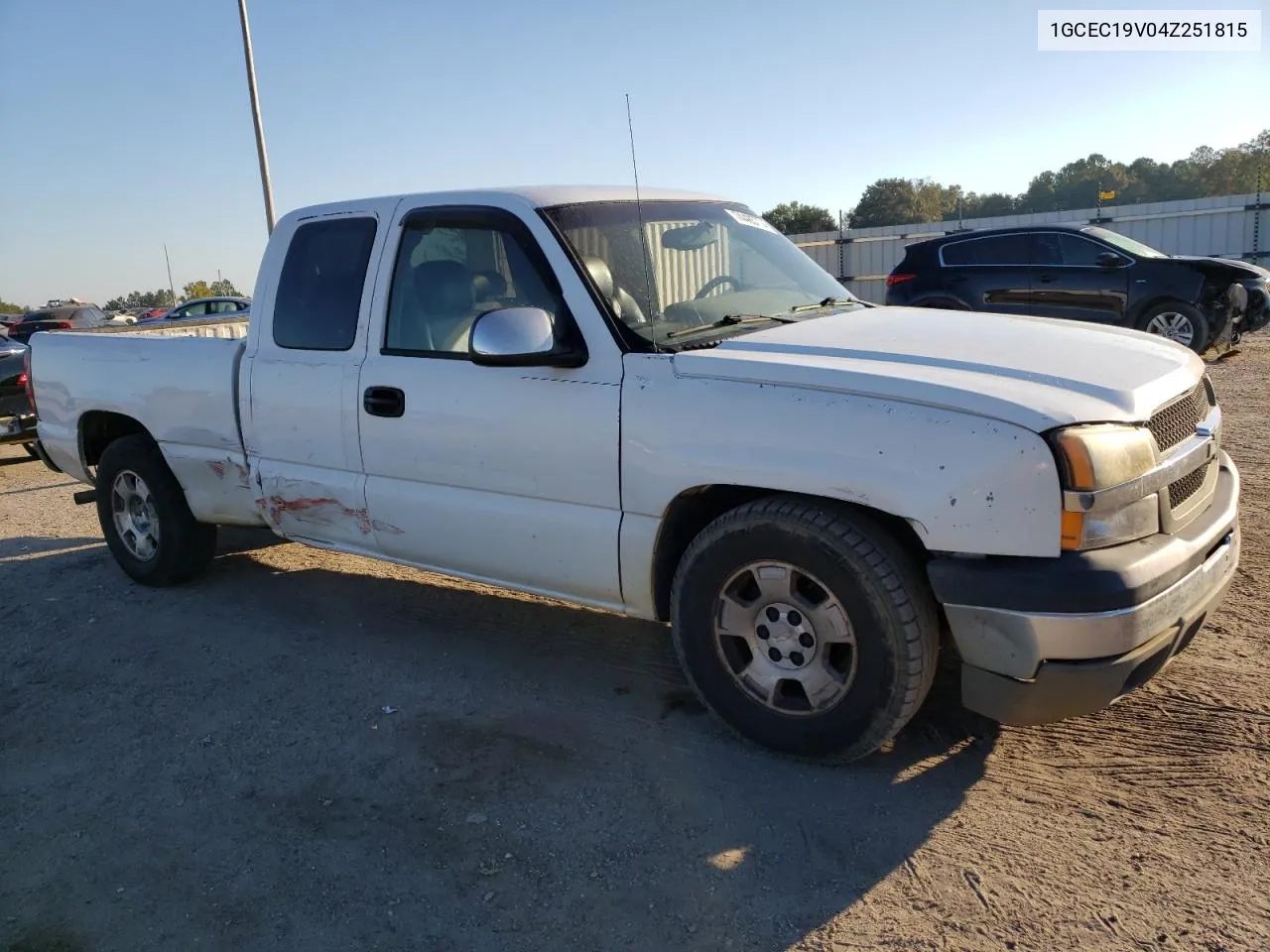 2004 Chevrolet Silverado C1500 VIN: 1GCEC19V04Z251815 Lot: 74485774