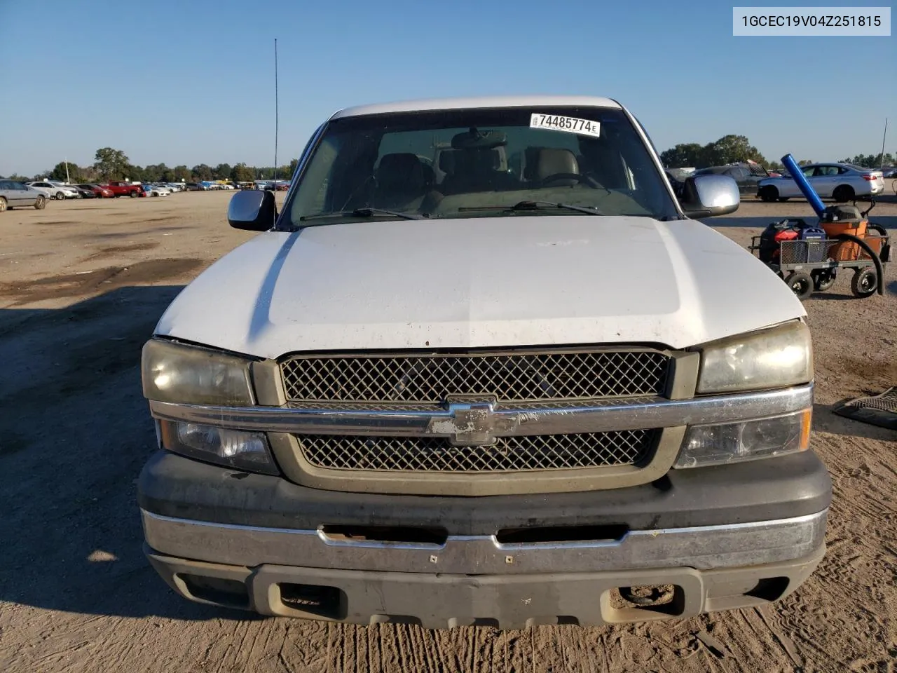 2004 Chevrolet Silverado C1500 VIN: 1GCEC19V04Z251815 Lot: 74485774