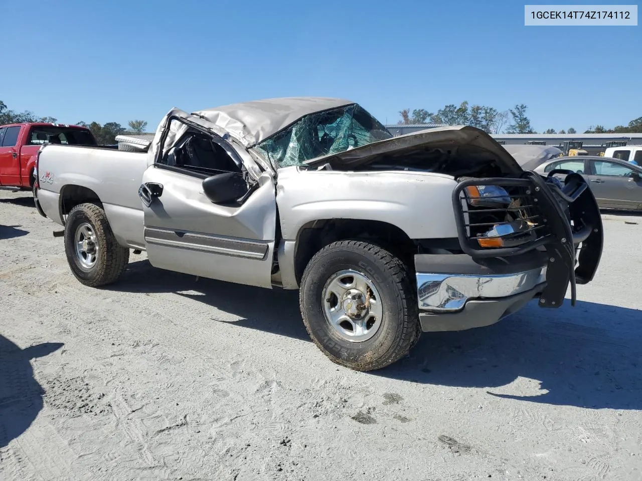 2004 Chevrolet Silverado K1500 VIN: 1GCEK14T74Z174112 Lot: 74639474