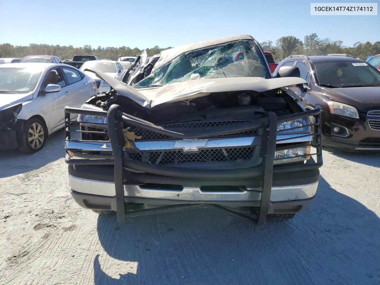 2004 Chevrolet Silverado K1500 VIN: 1GCEK14T74Z174112 Lot: 74639474