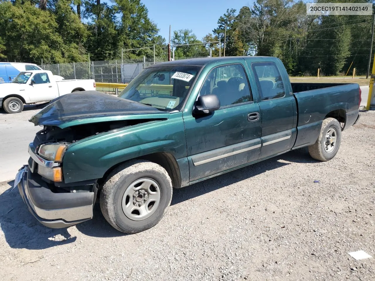 2004 Chevrolet Silverado C1500 VIN: 2GCEC19T141402149 Lot: 75333874