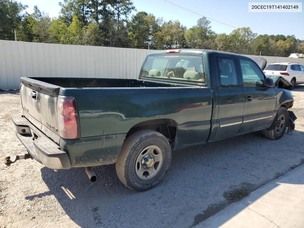 2004 Chevrolet Silverado C1500 VIN: 2GCEC19T141402149 Lot: 75333874