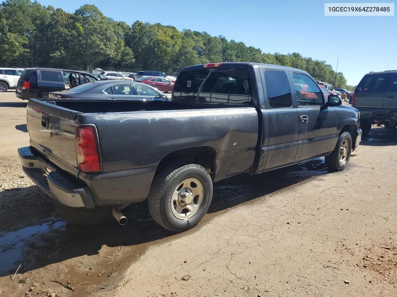 2004 Chevrolet Silverado C1500 VIN: 1GCEC19X64Z278485 Lot: 75494824