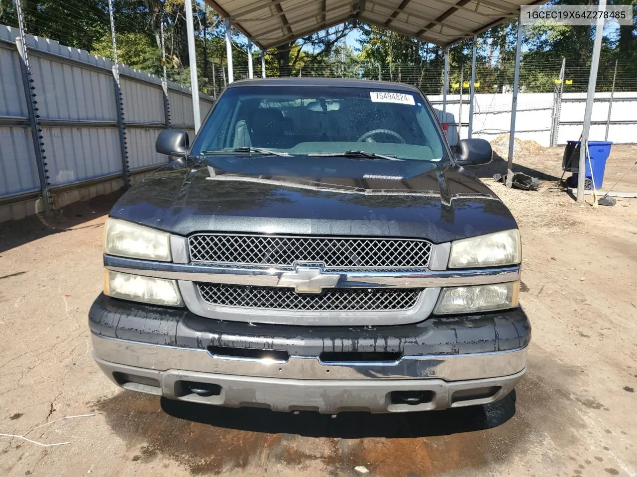 2004 Chevrolet Silverado C1500 VIN: 1GCEC19X64Z278485 Lot: 75494824