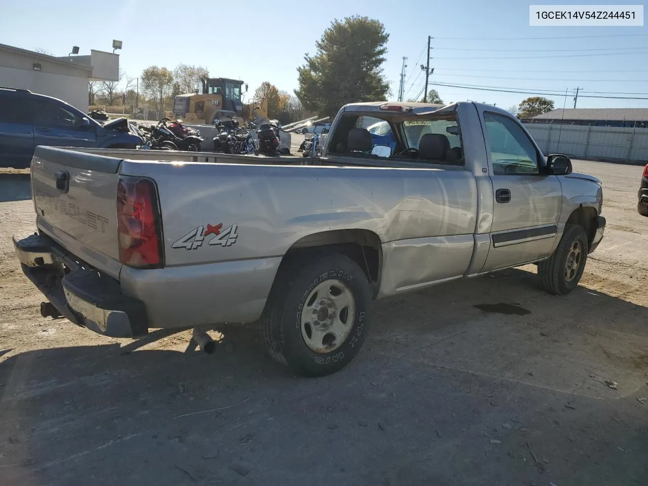 2004 Chevrolet Silverado K1500 VIN: 1GCEK14V54Z244451 Lot: 75678194