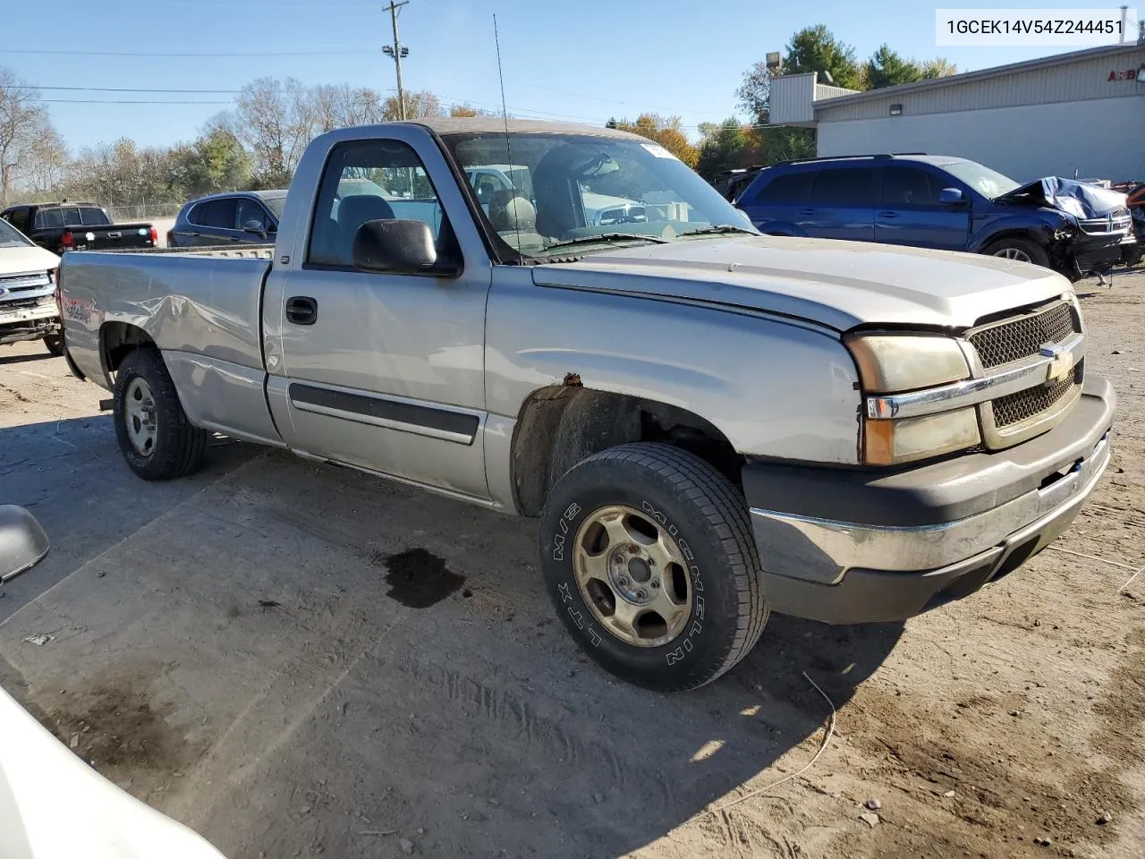 2004 Chevrolet Silverado K1500 VIN: 1GCEK14V54Z244451 Lot: 75678194