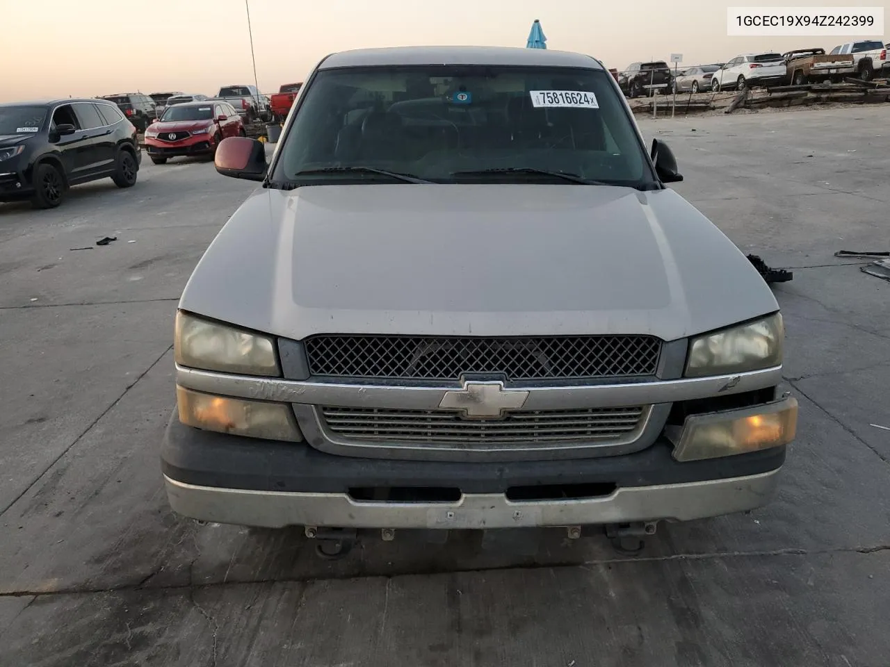 2004 Chevrolet Silverado C1500 VIN: 1GCEC19X94Z242399 Lot: 75816624