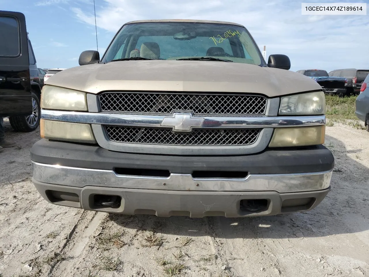 2004 Chevrolet Silverado C1500 VIN: 1GCEC14X74Z189614 Lot: 76202364