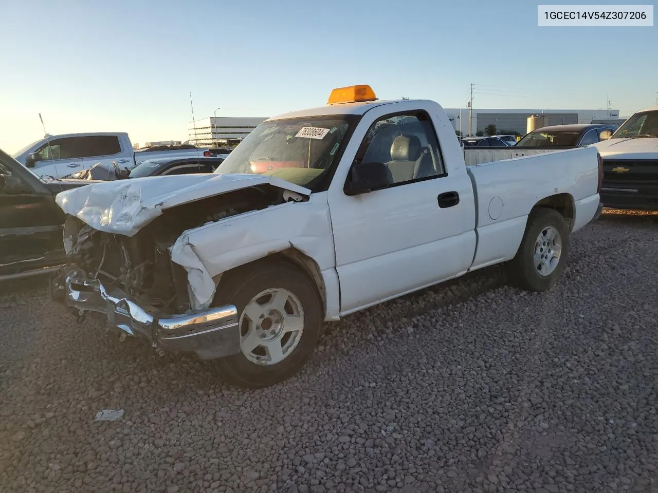 2004 Chevrolet Silverado C1500 VIN: 1GCEC14V54Z307206 Lot: 76308604