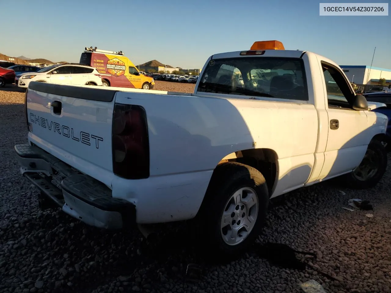 2004 Chevrolet Silverado C1500 VIN: 1GCEC14V54Z307206 Lot: 76308604