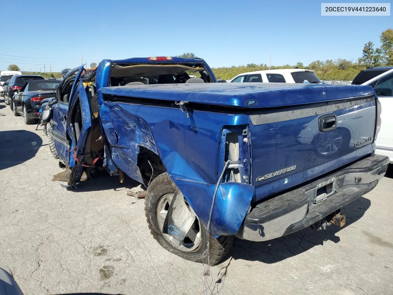 2004 Chevrolet Silverado C1500 VIN: 2GCEC19V441223640 Lot: 76587334