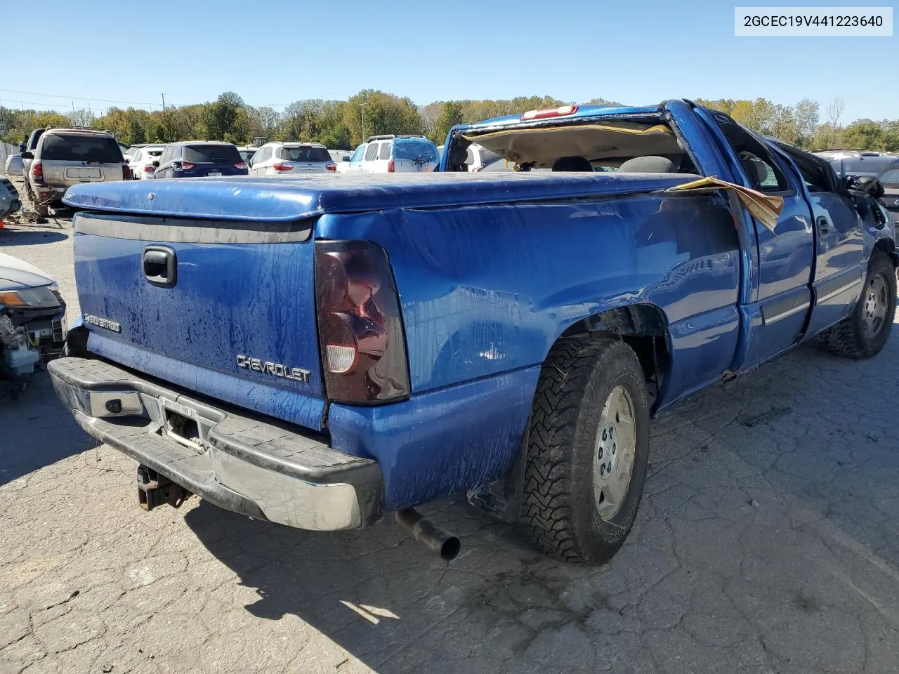 2004 Chevrolet Silverado C1500 VIN: 2GCEC19V441223640 Lot: 76587334