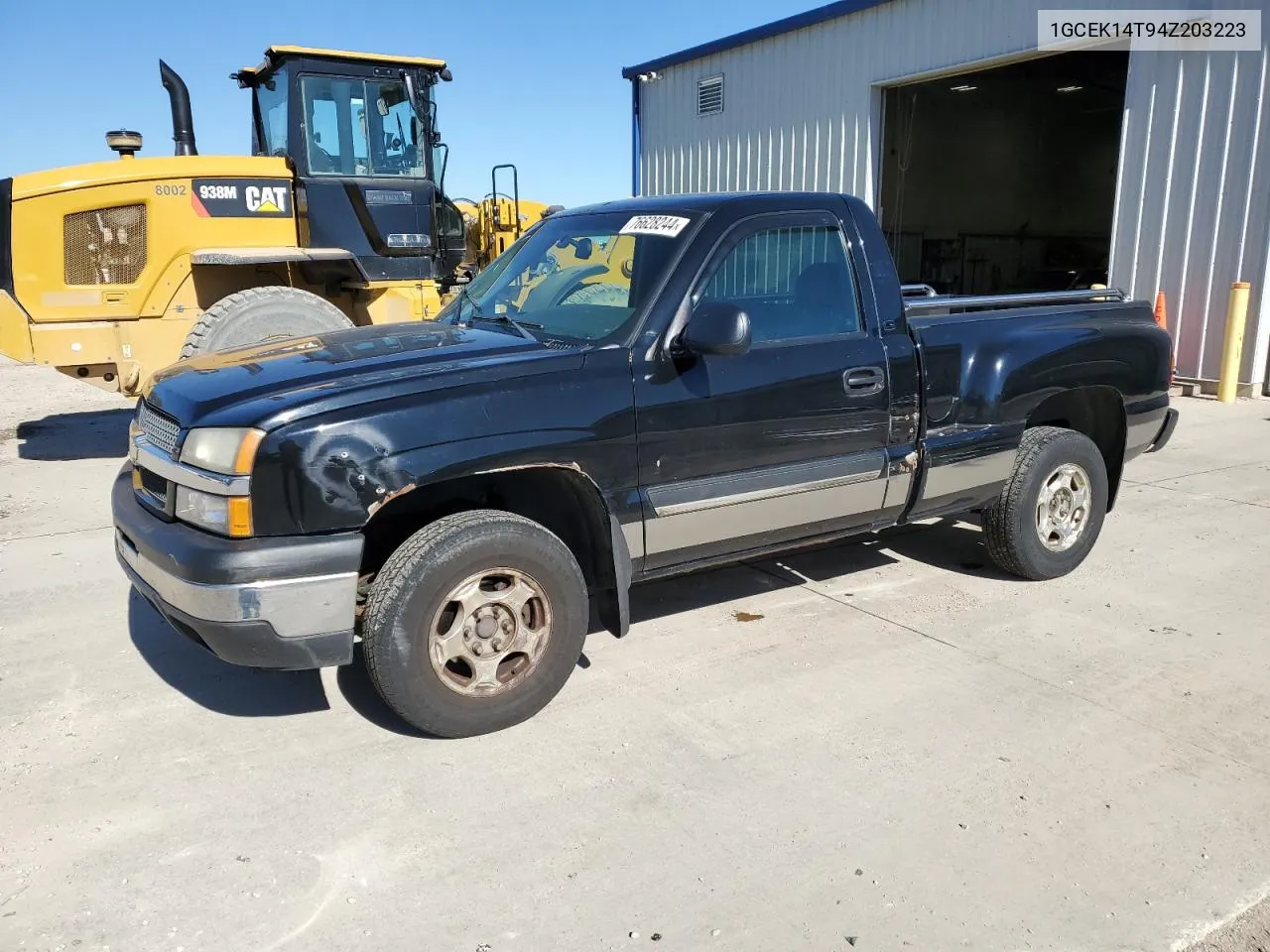 2004 Chevrolet Silverado K1500 VIN: 1GCEK14T94Z203223 Lot: 76628244