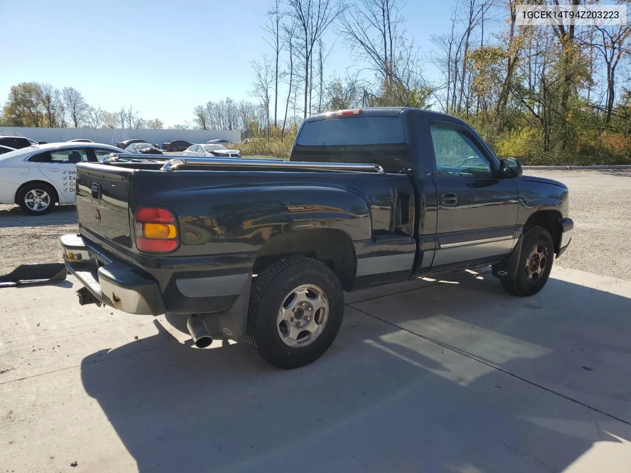 2004 Chevrolet Silverado K1500 VIN: 1GCEK14T94Z203223 Lot: 76628244