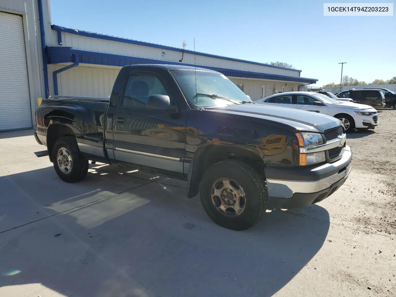 2004 Chevrolet Silverado K1500 VIN: 1GCEK14T94Z203223 Lot: 76628244