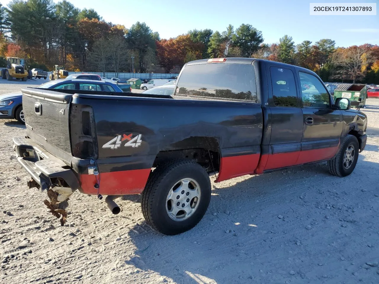 2004 Chevrolet Silverado K1500 VIN: 2GCEK19T241307893 Lot: 76779924