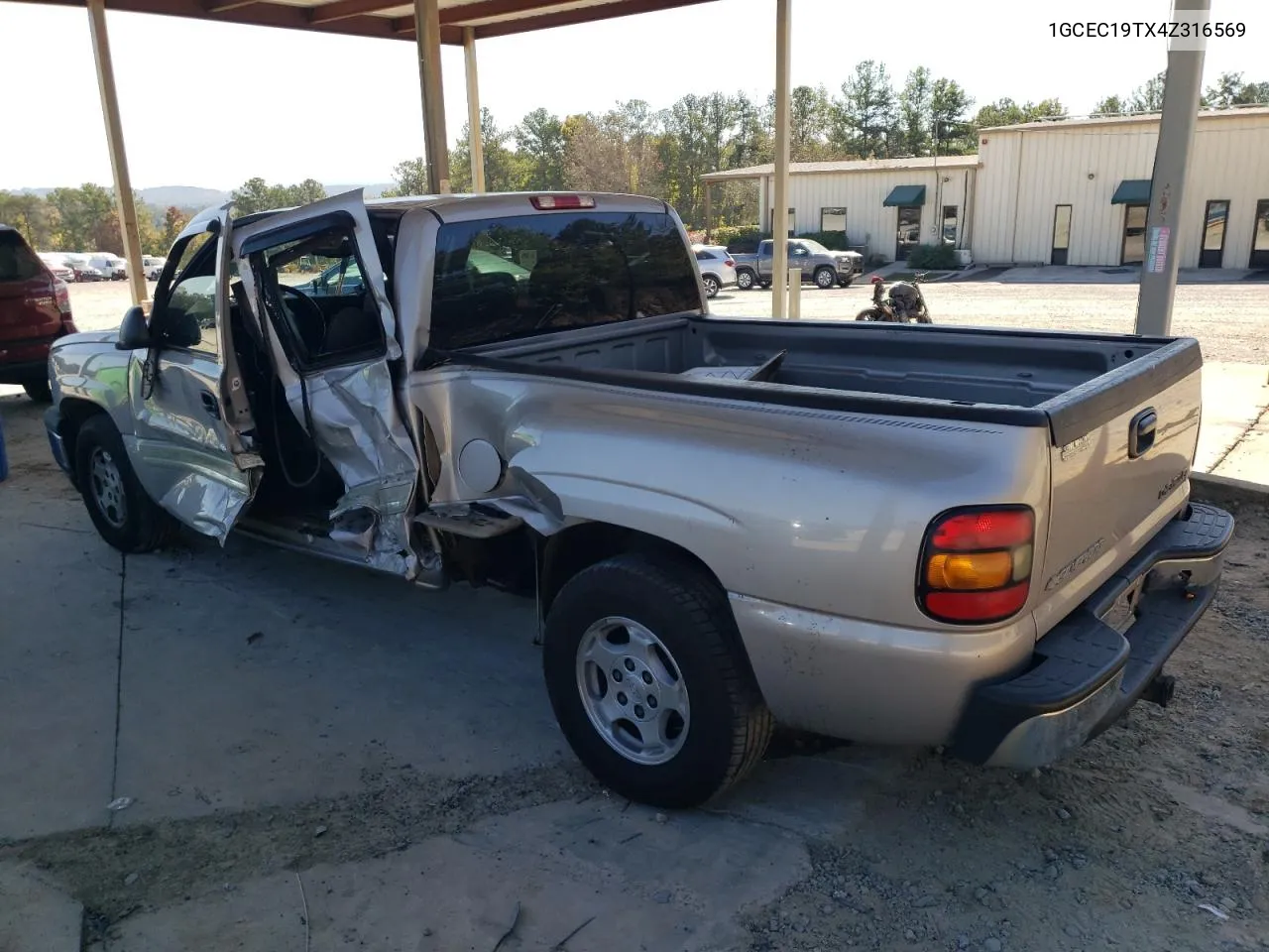 2004 Chevrolet Silverado C1500 VIN: 1GCEC19TX4Z316569 Lot: 76896034