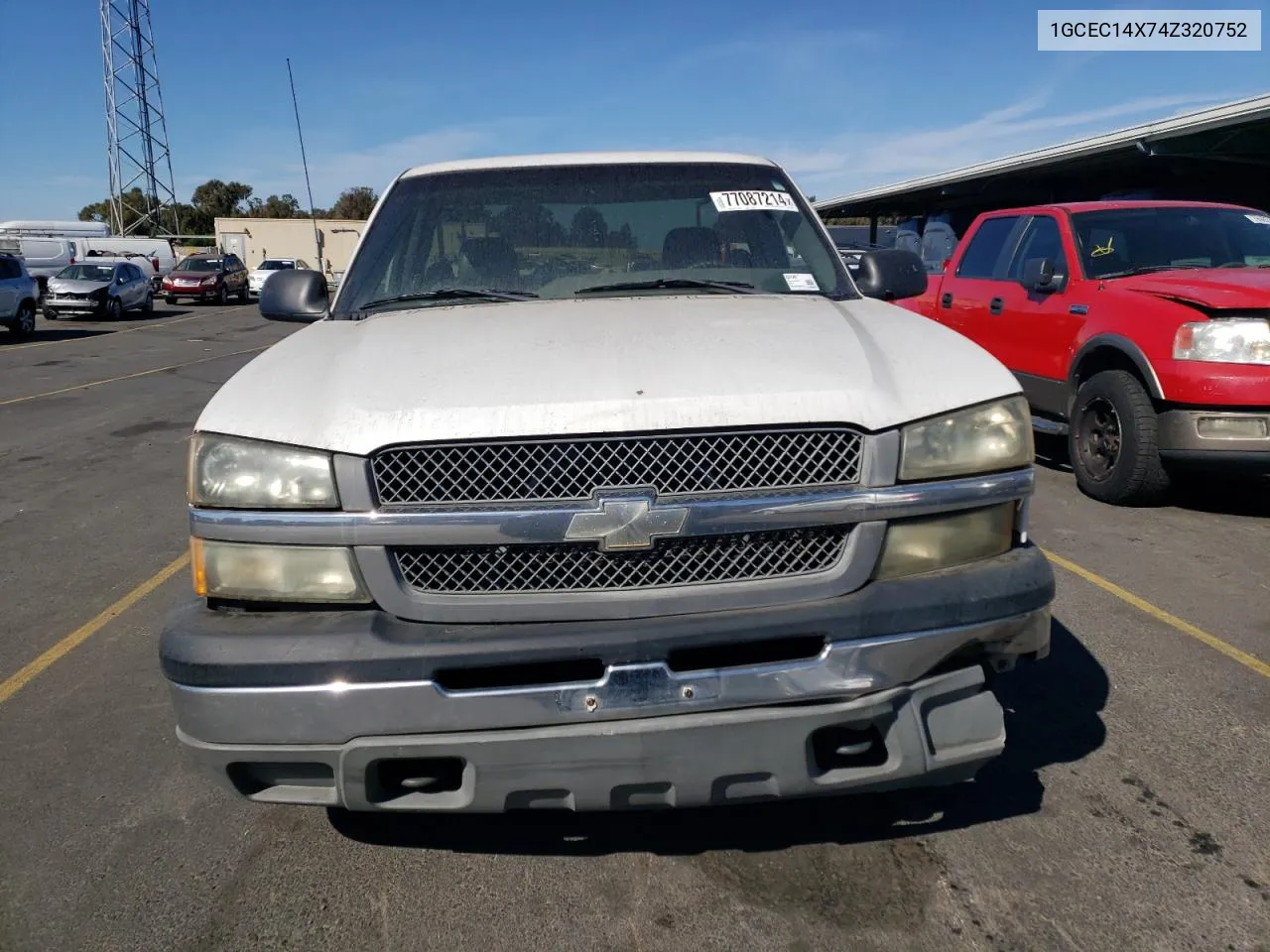 2004 Chevrolet Silverado C1500 VIN: 1GCEC14X74Z320752 Lot: 77087214