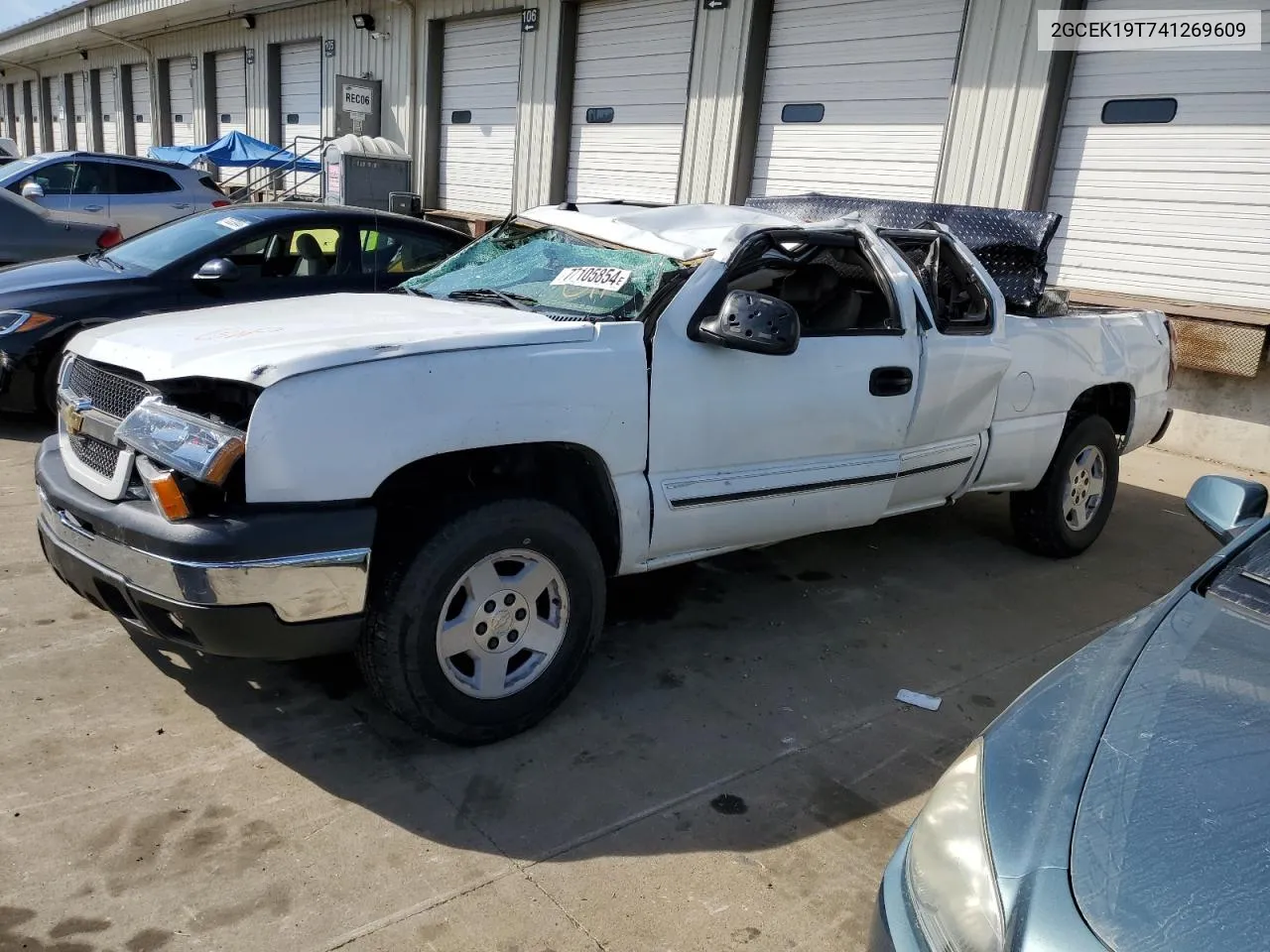 2004 Chevrolet Silverado K1500 VIN: 2GCEK19T741269609 Lot: 77105854