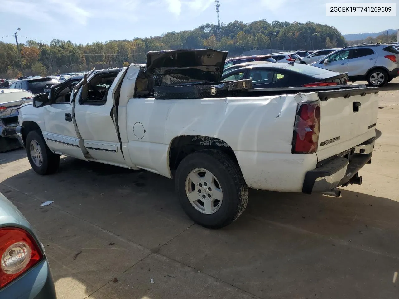 2004 Chevrolet Silverado K1500 VIN: 2GCEK19T741269609 Lot: 77105854