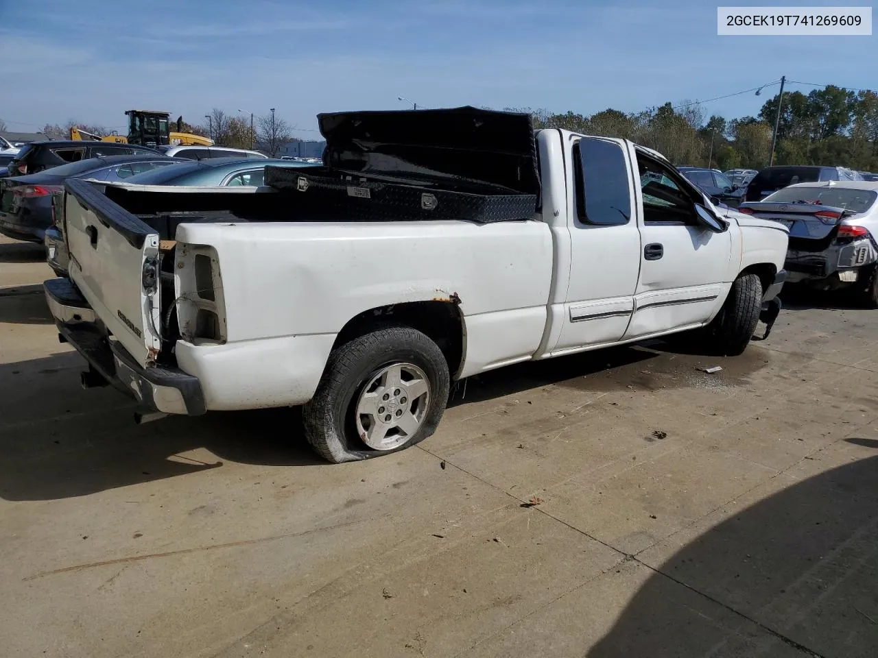 2004 Chevrolet Silverado K1500 VIN: 2GCEK19T741269609 Lot: 77105854