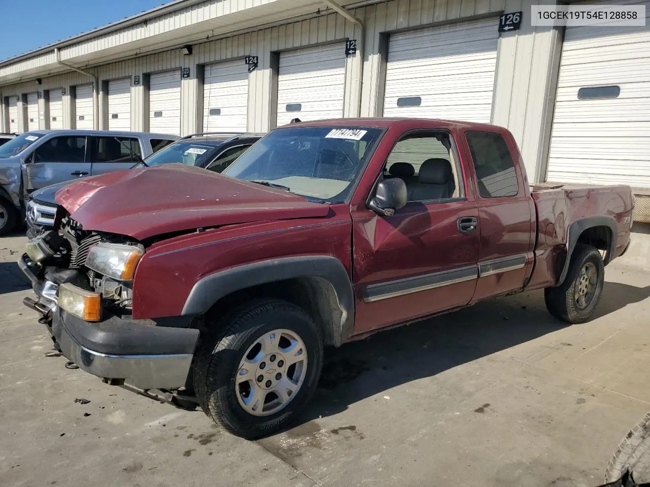 2004 Chevrolet Silverado K1500 VIN: 1GCEK19T54E128858 Lot: 77147794