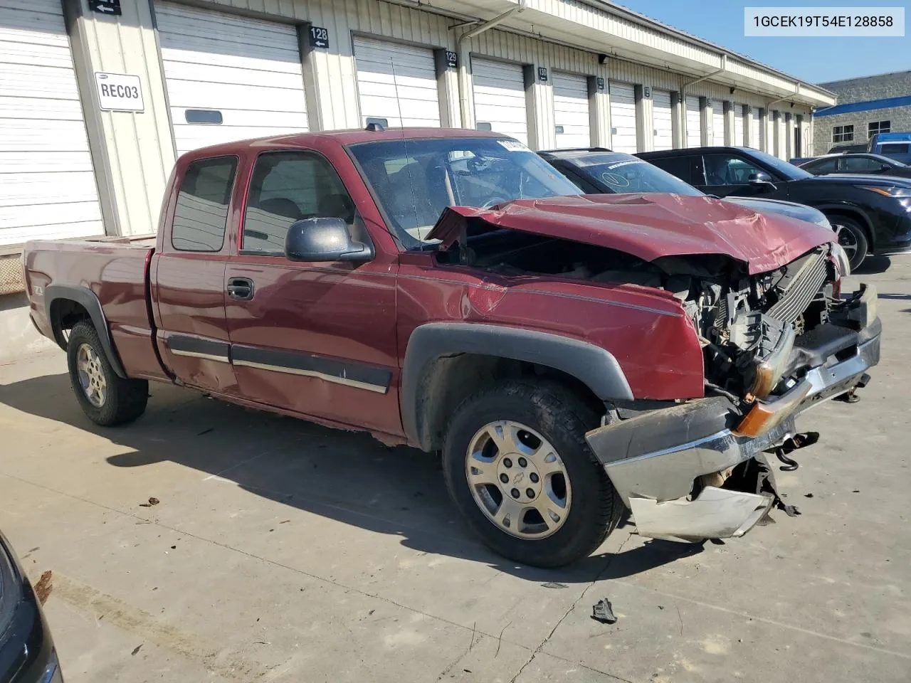 2004 Chevrolet Silverado K1500 VIN: 1GCEK19T54E128858 Lot: 77147794