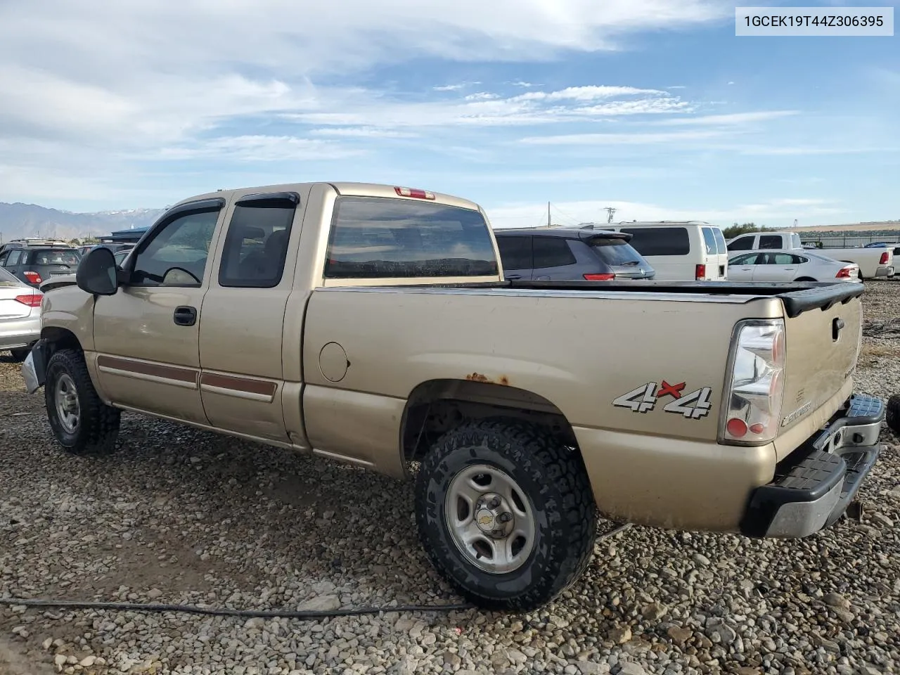 2004 Chevrolet Silverado K1500 VIN: 1GCEK19T44Z306395 Lot: 77183014