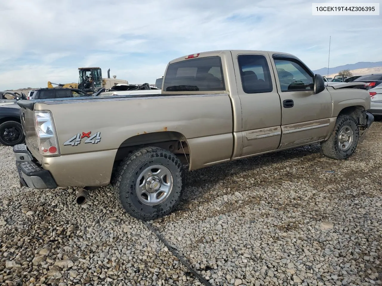 2004 Chevrolet Silverado K1500 VIN: 1GCEK19T44Z306395 Lot: 77183014