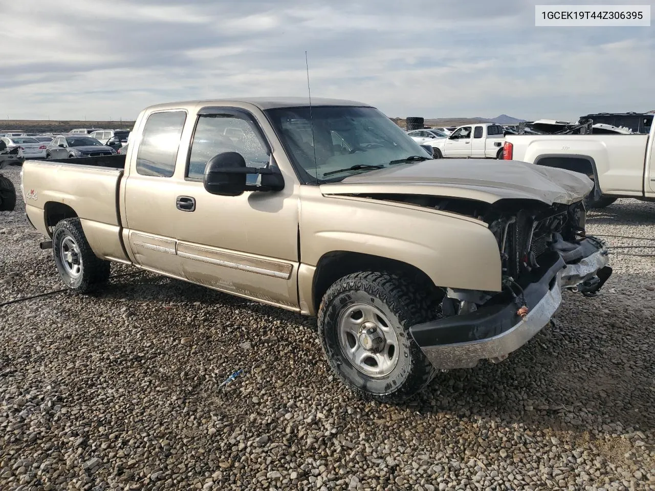 2004 Chevrolet Silverado K1500 VIN: 1GCEK19T44Z306395 Lot: 77183014