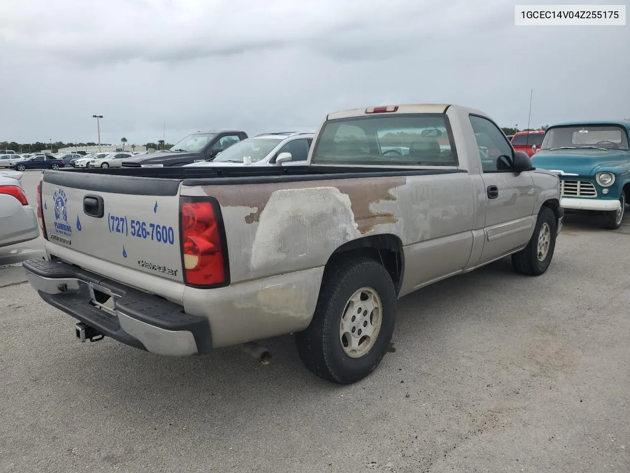 2004 Chevrolet Silverado C1500 VIN: 1GCEC14V04Z255175 Lot: 77254964