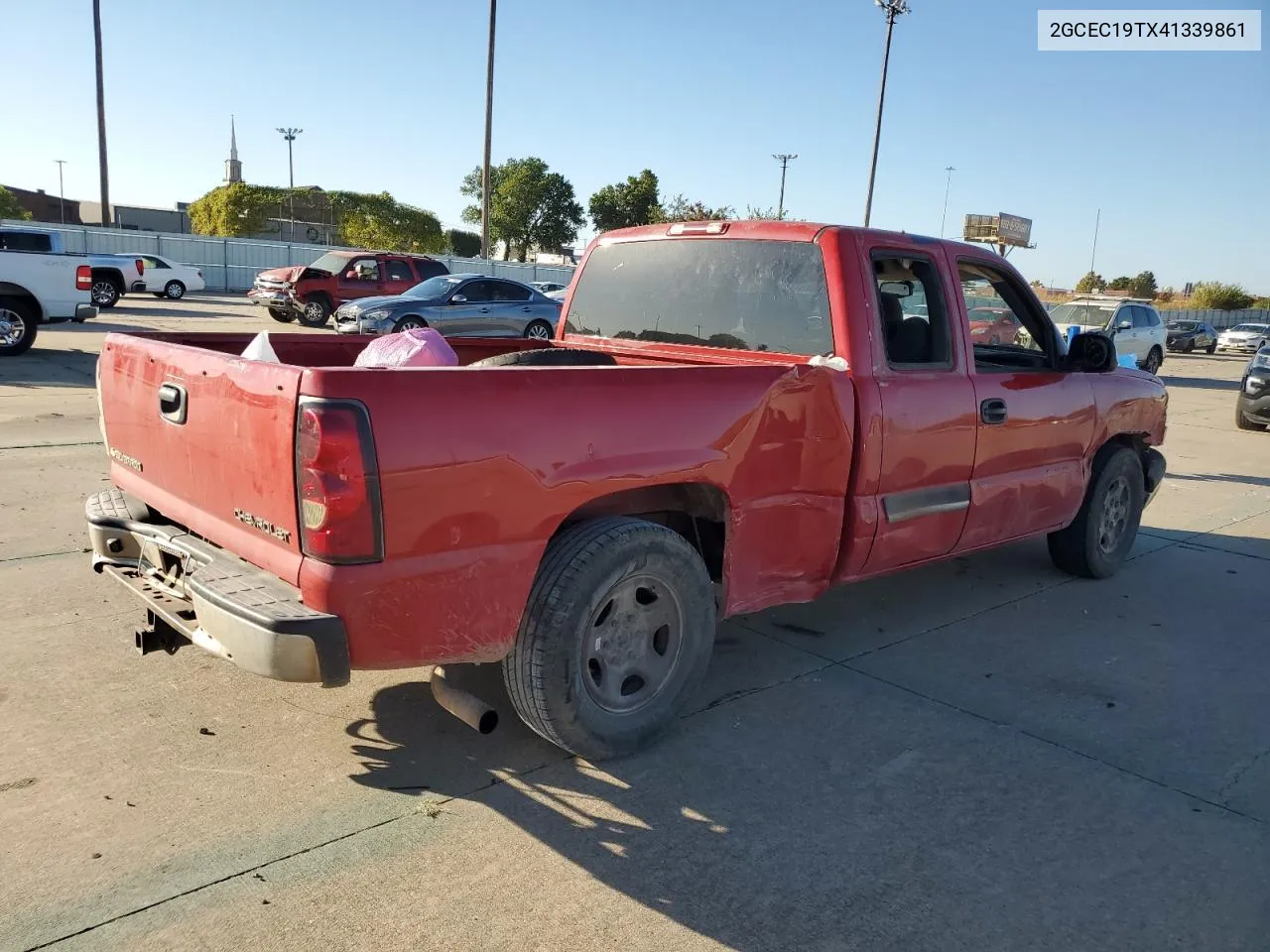 2004 Chevrolet Silverado C1500 VIN: 2GCEC19TX41339861 Lot: 77693614