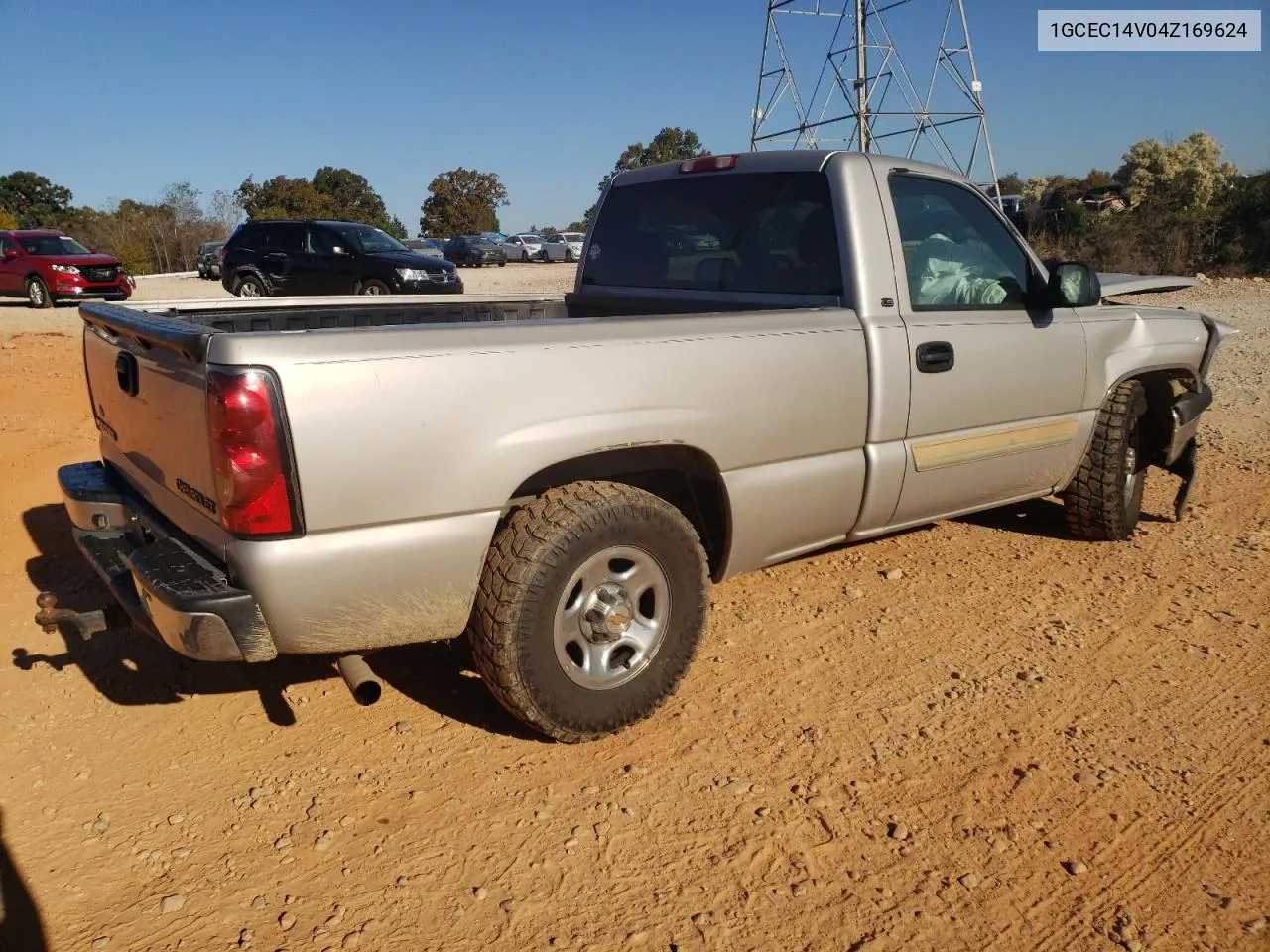 2004 Chevrolet Silverado C1500 VIN: 1GCEC14V04Z169624 Lot: 77803554