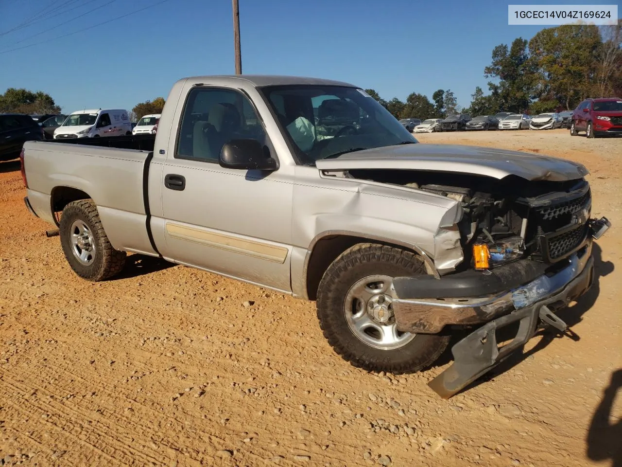 2004 Chevrolet Silverado C1500 VIN: 1GCEC14V04Z169624 Lot: 77803554